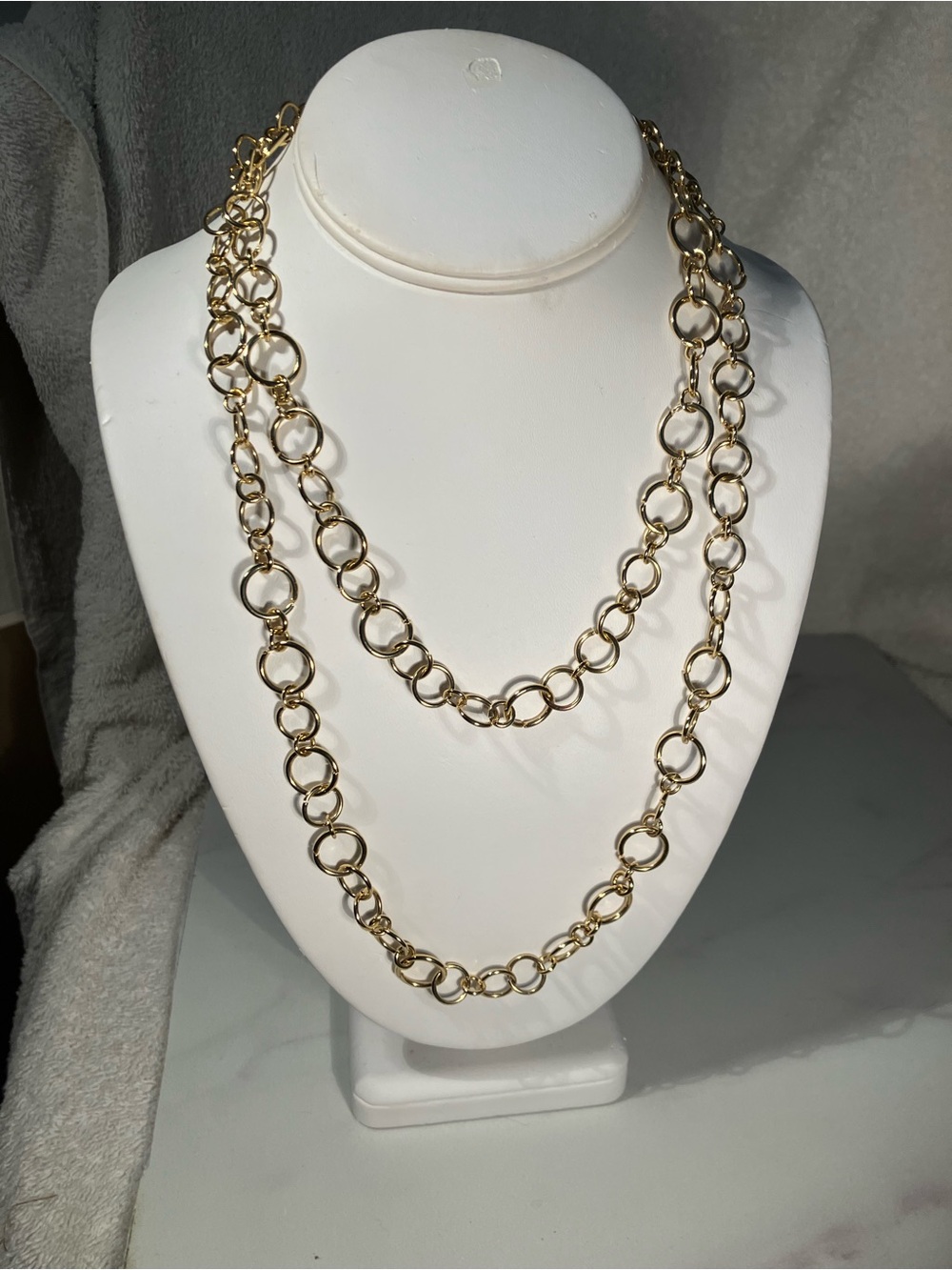 Classic Gold Link Necklace perfect for layering - Elegant Women’s Jewelry